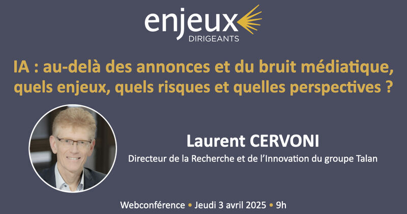You are currently viewing Conférence Enjeux Dirigeants